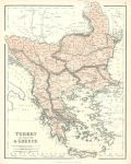 Turkey in Europe (Balkans) & Greece, 1855