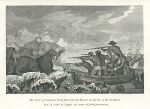 Capt. Cook's men Shooting Sea Horses (walruses), 1817