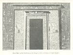 Egypt, Door of the Temple of Isis at Tentyra, 1817