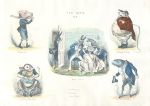 'Tit Bits', food related caricatures, Ackermann, 1830