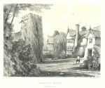 Herefordshire, Ludford House, stone lithograph, 1840