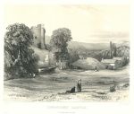 Herefordshire, Longtown Castle, stone lithograph, 1840