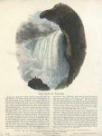 Niagara Falls, educational print, SPCK, 1846