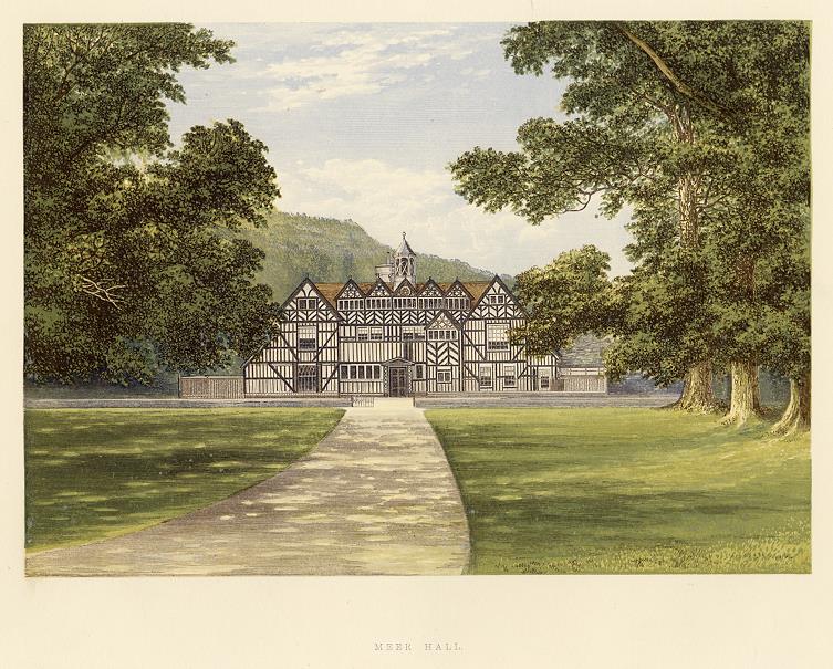 Worcestershire, Meer Hall, 1880