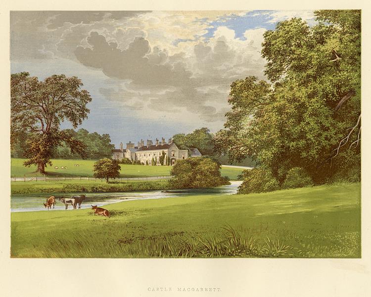 Ireland, Co. Mayo, Castle Macgarrett, 1880