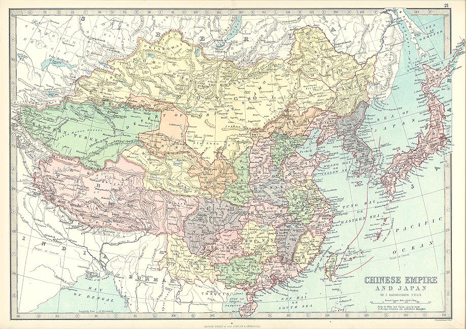 China & Japan, 1885