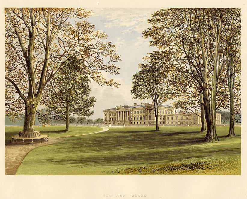 Scotland, Lanarkshire, Hamilton Palace, 1880