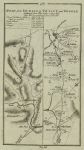 Ireland, route map with Tralee, Castle Island & Abbey Feale, 1783
