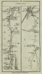 Ireland, route map with Tallagh, Rathcormuck & Cork, 1783