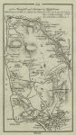 Ireland, route map with Wicklow, Arklow and Rathdrum, 1783