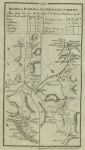 Ireland, route map with Rathdrum, Aghrim, Shilelagh & Clonegall, 1783