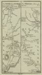 Ireland, route map with New-Ross, Fetland, Clomines & Tintern, 1783