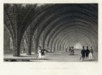 Yorkshire, Fountains Abbey Cloisters, 1836