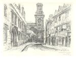 Oxford, Lincoln College & The Turl, 1889