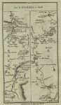 Ireland, route map from Loughrea to Bruss, 1783
