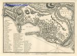 Italy, Genoa city plan, 1776 / 1800