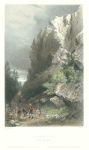 USA, White Mountains, Pulpit Rock, 1840