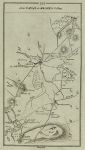 Ireland, route map with Ardee, Drumcondra and Collon, 1783