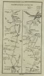 Ireland, route map from Mullingar to Athlone, 1783