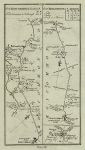 Ireland, route map with Roscommon, Castlereagh and Tulsk, 1783