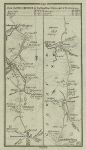 Ireland, route map with Roscommon, Mt.Talbot, Ballinamore and Ballinasloe, 1783