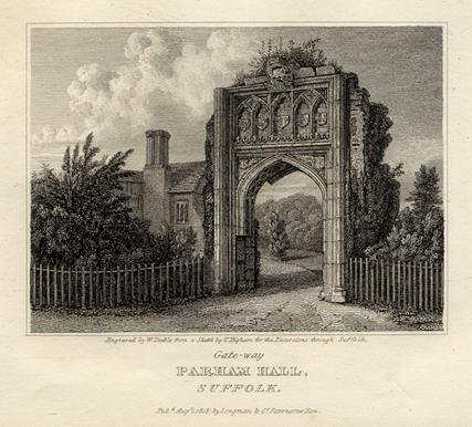 Suffolk, Parham Hall Gateway, 1819
