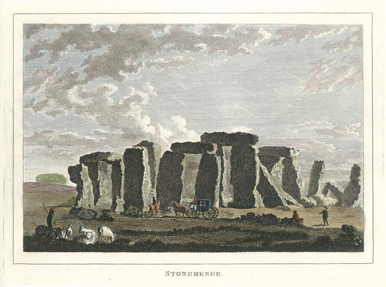 Wiltshire, Stonehenge, 1828