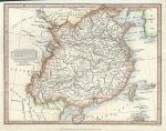 China map, 1828