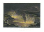 USA, Hawaii, Volcano of Ki-Rau-E-A, 1832