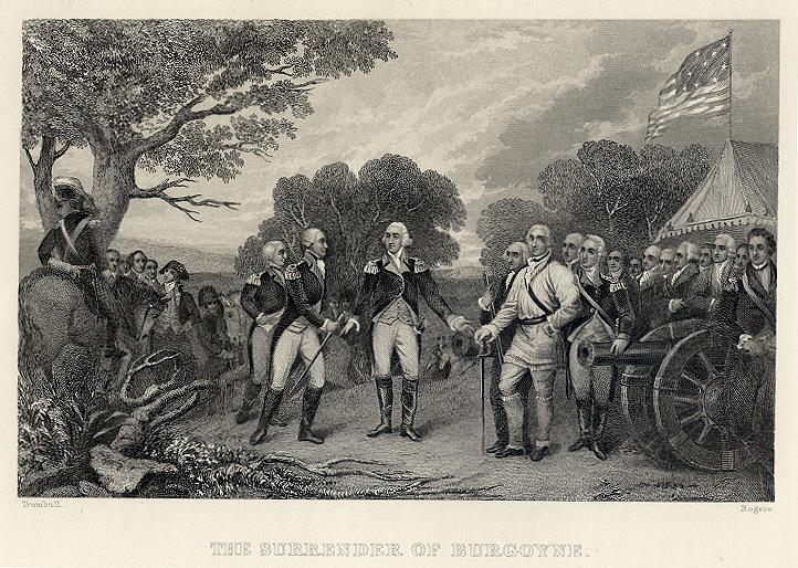 USA history, Surrender of Burgoyne, 1878