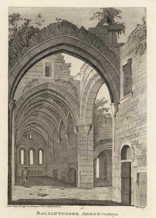 Ireland, Co. Mayo, Ballintubber Abbey, 1786