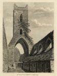 Ireland, Co. Kilkenny, St.Francis Abbey, 1786