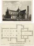 Ireland, Co. Kilkenny, St.Canices Cathedral, views & plan, 1786