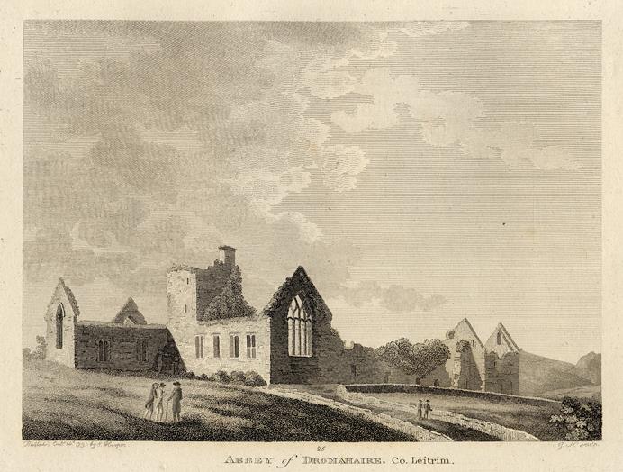Ireland, Abbey of Dromahair (Co.Leitrim), 1786