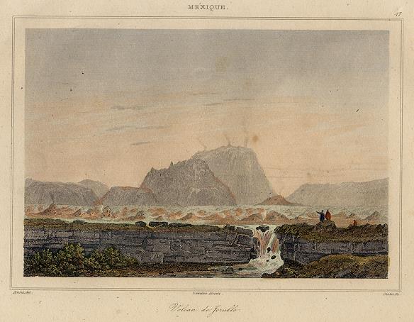 Mexico, Jorullo Volcano, 1843