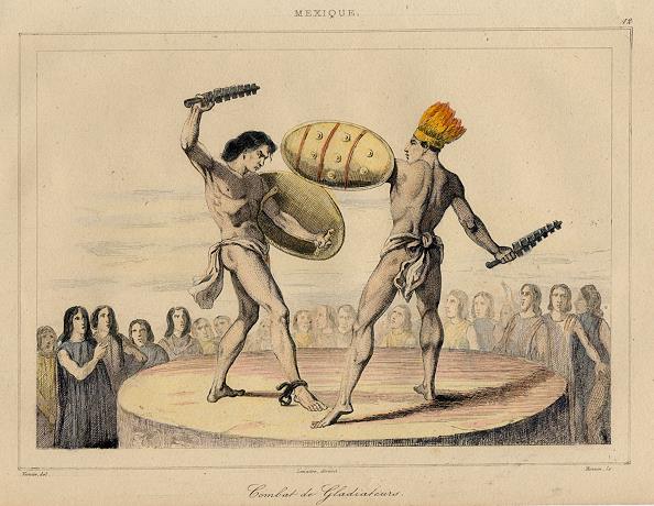 Mexico, Gladiators, 1843