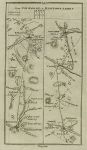 Ireland, route map from Dromore to Newtownards, 1783