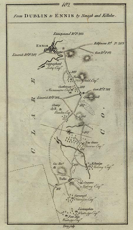 Ireland, end of the Dublin to Ennis route, 1783