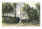 Cornwall, St.Mawgan Church & Lanhern Nunnery, 1834