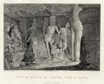 India, Caves of Ellora, 1832