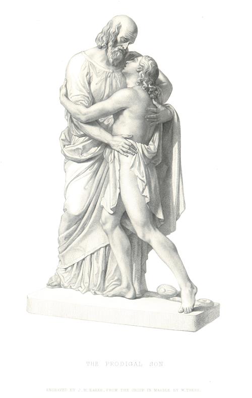 The Prodigal Son, sculpture, 1851