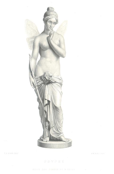 Psyche, sculpture, 1851