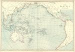 Pacific Ocean map, 1872