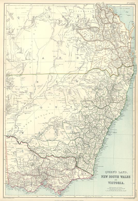 Australia, Queensland, Victoria and New South Wales, 1872