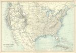 United States map, 1872
