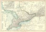 Canada, western part with Ontario, 1872