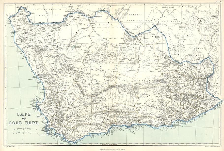 South Africa, Cape of Good Hope, 1872