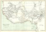 Western Africa map, 1872