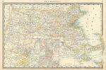 USA, Massachusetts map, Hardesty, 1884