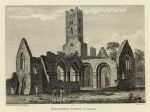 Ireland, Co. Galway, Kilconnel Abbey, 1786